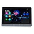 thumbnail image 1 of 7 Inch Android 11 Music Amplifier Audio System 8 X 30W 2 Zone Android 11 Wifi 7 Inch Touch Screen Amplifier Gray Black, 1 of 8