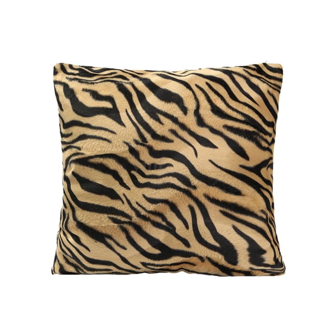 Funda de cojín decorativa de tela de poliéster. 45x45cm
