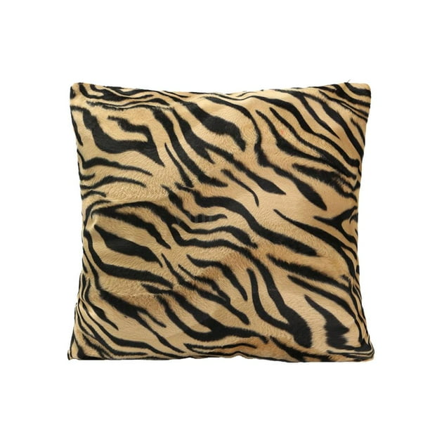 Funda de cojín decorativa de tela de poliéster. 45x45cm