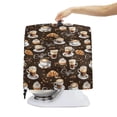 thumbnail image 7 of TSOVTHRID Coffee Cup Bean Print Stand Mixer Cover Dust Cover for Kitchen Mixer Bread Cream Pattern Washable Comfort Polyester Small Appliance Covers with Top Handle Accessories Decor,S, 7 of 7