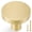5 Pack, variant on 10 Pack Gold Cabinet Knobs, Solid Brass Knobs for Dresser Drawers, Brushed Brass Round Kitchen Hardware, 1 Inch Diameter