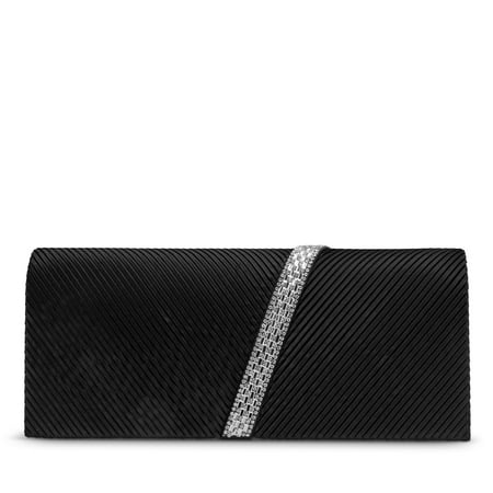 Layers Pleated Clutch - Gunne Sax by Jessica McClintock Ivanna Pleated Flap Clutch