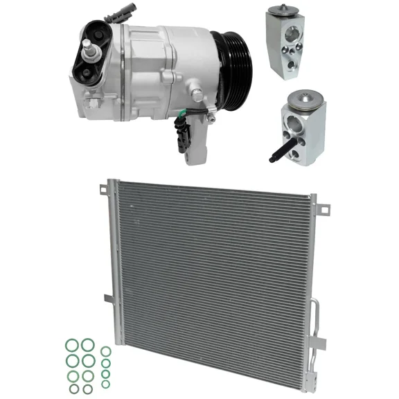 RYC New AC Compressor and Condenser Kit KT EE77A-N