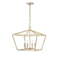 thumbnail image 6 of 3294-MG Millennium Lighting Corona - 4 Light Pendant-21 Inch Tall and 23 Inch Wide-Modern Gold Finish    -Traditional Installation, 6 of 6
