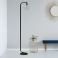 thumbnail image 5 of Mod Lighting and Decor 67" Black Lantern Floor Lamp with Clear Glass Shade, 5 of 9