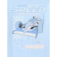 thumbnail image 6 of Wonder Nation Girls Built for Speed Graphic Tee with Short Sleeves, Sizes 4-18, 6 of 7