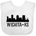 thumbnail image 3 of Inktastic Wichita Kansas City Skyline Boys or Girls Baby Bib, 3 of 4