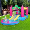 thumbnail image 2 of Ktaxon 12.5' x 6.7' x 6.2' Inflatable Bounce House, Tank Jumper Water Spray Castle with 350W Air Blower, 2 of 8