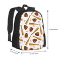 thumbnail image 3 of Vsdgher Baseball Sport Print Backpack for Women Men School Bookbag with Laptop Compartment for College Work Travel, Simple Fashion Casual Daypack, Fit 15" Laptop, 3 of 8