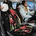 thumbnail image 3 of Uorisanigo Seat Covers Front Set for Cars Trucks SUV, Soft Plush Red Mushroom Automotive Seat Covers, Universal Car Interior Cover Seats Protectors, Set of 2, 3 of 7