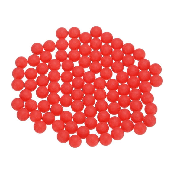 100 Pack PP Plastic Bearing Balls 4.5mm Solid Plastic Balls G2 Precision, Red