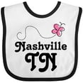 thumbnail image 3 of Inktastic Nashville Girls Baby Bib, 3 of 4