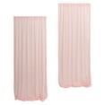 thumbnail image 1 of FUTUREORYY 2Ud Cortina Rosa De Organza Para Fiesta Boda Ambiente Acogedor Y, 1 of 8