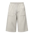 thumbnail image 6 of Mens Baggy Sweat Shorts Gym Athletic Basketball Summer Workout Lounge Beach Drawstring Shorts with Big Pockets, 6 of 7