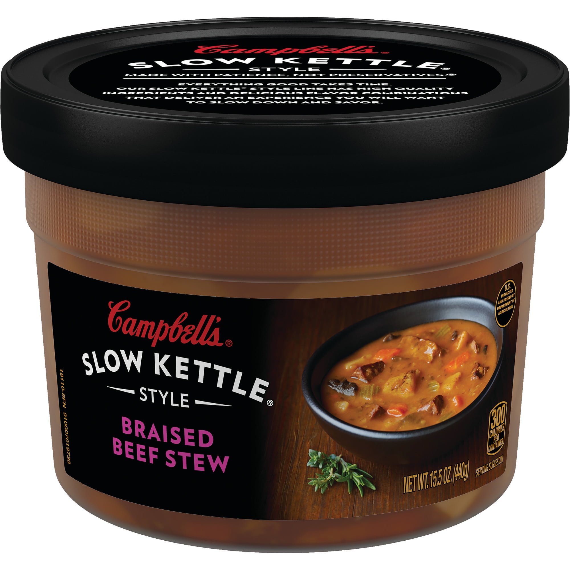 Campbell's Slow Kettle Style Braised Beef Stew, 15.5 oz.