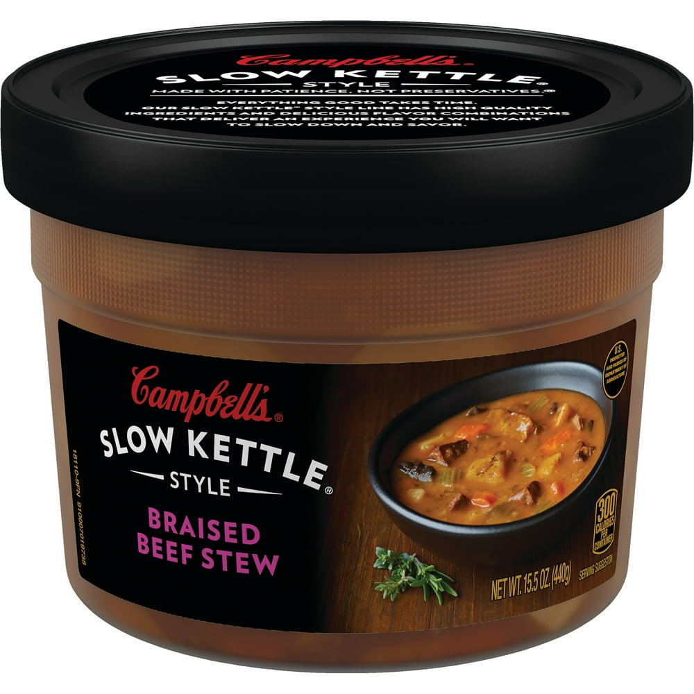 Campbell's Slow Kettle Style Braised Beef Stew, 15.5 oz.