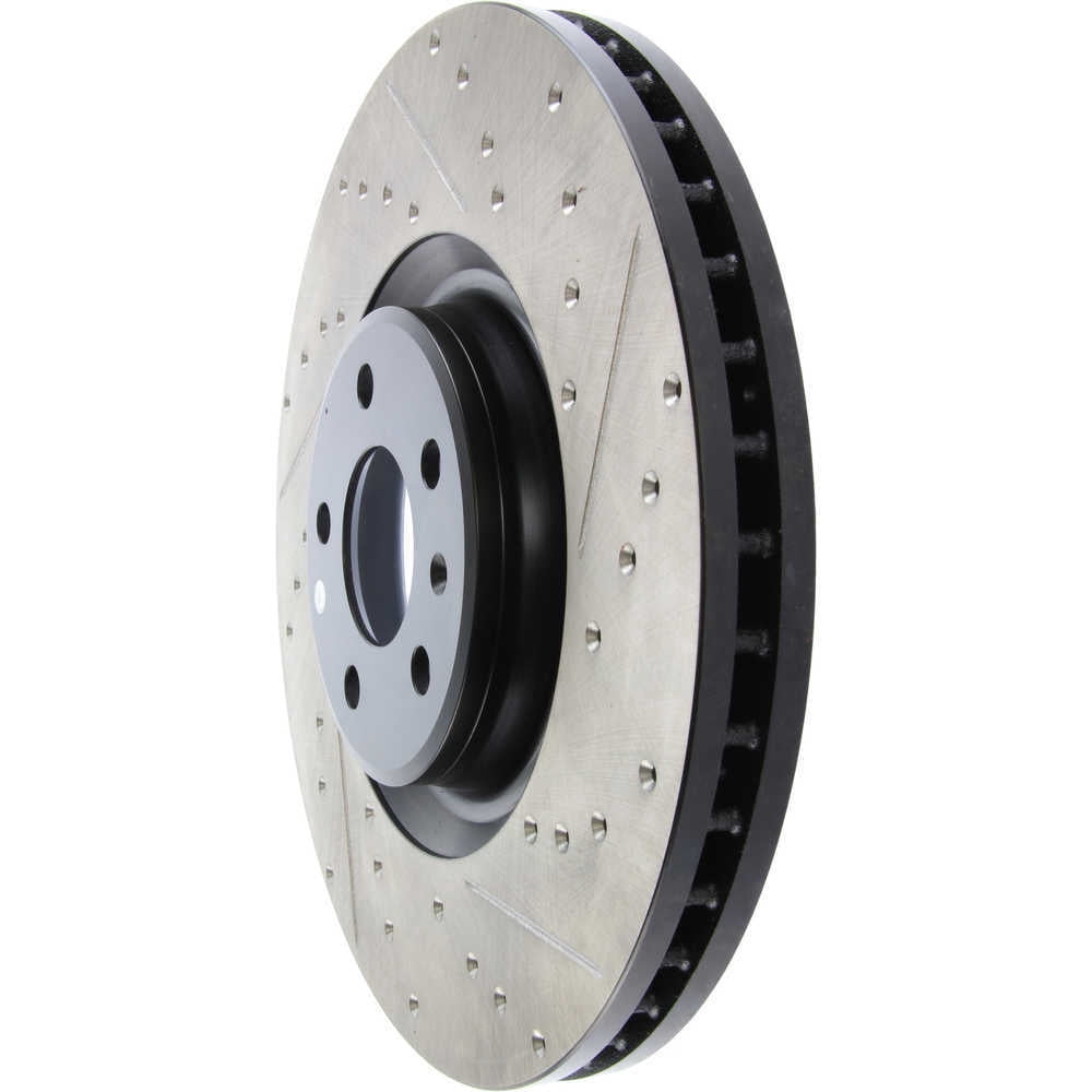 StopTech Slotted & Drilled Sport Brake Rotor Fits select: 2012-2019 AUDI A6, 2012-2018 AUDI A7