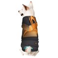 thumbnail image 1 of Fotbe Solar System Paper Art Sudadera con Estampado para Perros Pequeños – Suéter con Capucha para Mascotas, Tela Suave de Forro Polar con Bolsillo-X-Large, 1 of 7