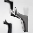 thumbnail image 4 of Gancho de pared de 3 uds, gancho de baño con cuerno de vaca, negro, 4 of 5