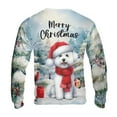 thumbnail image 2 of Merry Christmas Bichon Frise Enjoys Woofmas Winter Xmas Holiday All Over Print 3D Sweatshirt Unisex Merch Bichons Dog Lovers Gifts Idea - 02022, 2 of 6