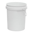 thumbnail image 3 of (8 pack) United Solutions 5 Gallon Round Utility Bucket, Comfort Handle, Plastic, White, PN0149, 1 Each, 3 of 8