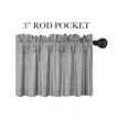 thumbnail image 3 of SAMIMPORT-2011 Juego de cortinas transparentes con bolsillo para barra, color gris plateado, 71 x 61 cm (2 paneles), 3 of 5