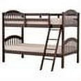 thumbnail image 3 of Storkcraft Long Horn Twin Over Twin Solid Hardwood Bunk Bed Espresso, 3 of 13
