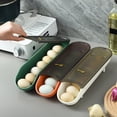 thumbnail image 6 of Huayishang Storage Box Refrigerator Egg Freshness Storage Box Egg Tray Drawer Kitchen Egg Box Can Be Multi Layer Stacked Rolling Timer Egg Carton, Kitchen Essentials Clearance Sale, 6 of 9
