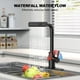 thumbnail image 3 of Grifo de cocina AVSIILE negro mate con pulverizador desplegable, 3 of 9