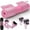 Pink, variant on Barbell Squat Pad Set Nylon Padding AntiSlip- Thick Foam Barbell Pad for Squats Cushion,Lunges&Bar Padding for Hip Thrusts -Standard Weight Bar Pad -With Wrist Straps Weightlifting