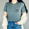 thumbnail image 5 of Dog Mom Embroidered Pocket T-Shirt, Dog Mom Embroidered T Shirt for Women, Funny Dog Mom Embroidery T-Shirt, 5 of 7