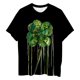 thumbnail image 4 of Blusa informal de manga corta con cuello redondo y manga corta para mujer con estampado del día de San Patricio Pompotops hkajfhjk460271, 4 of 6