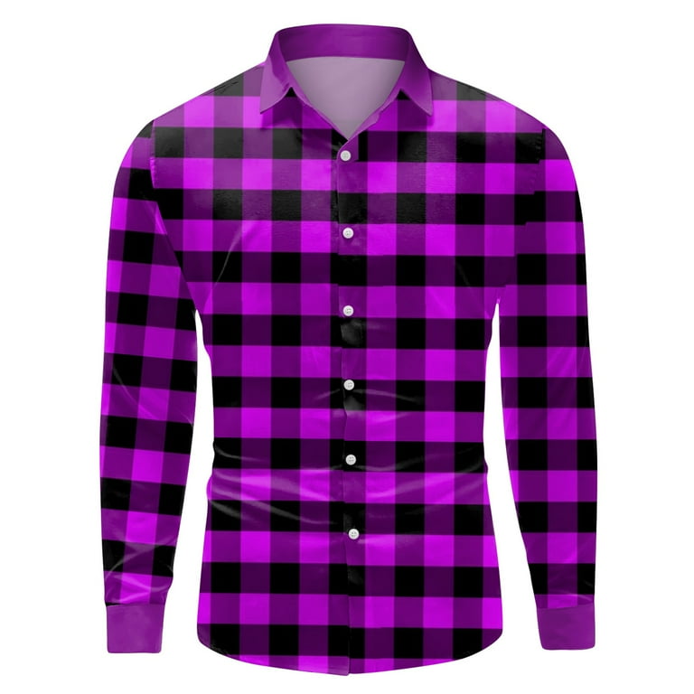 Black shirt cheap with purple