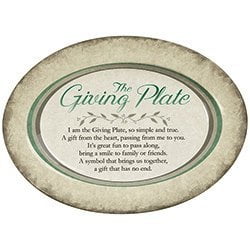 Carson Heartfelt Expressions Giving Plate