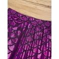 thumbnail image 4 of Zaldita Girls Full Length Leggings Kids Thick Warm Winter Leggings Scales Fish Pants Dancewear Activewear Hot Pink 140, 4 of 7