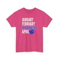 thumbnail image 2 of Jan Feb Madness April for University Basketball fan Gift Unisex Heavy Cotton Tee-KBMM001-Heliconia-3XL, 2 of 4