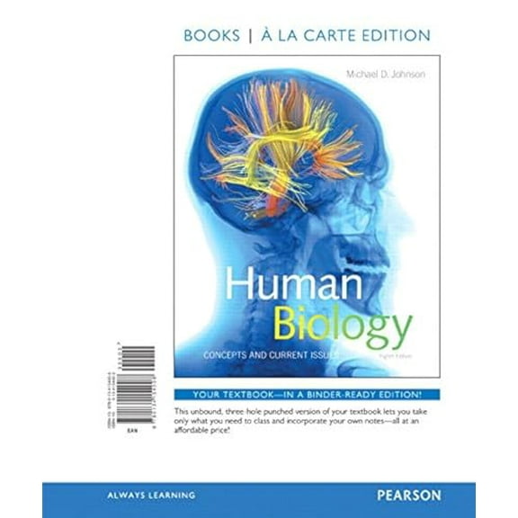 Pre-Owned Human Biology: Concepts and Current Issues, 9780134154008, 0134154002, Paperback, 8 edition