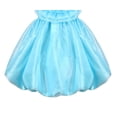 thumbnail image 5 of Girls Dress Light Blue Flower Ruffle Sleeveless Strap Party Pageant 5 Years, 5 of 6