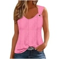 thumbnail image 2 of Karight Women Loose Fitting Tank Tops Casual Summer Ladies Scoop Neck Sleeveless Shirts, 2 of 4