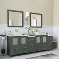 thumbnail image 3 of Vanity Art 84" Double Sink Freestanding Bathroom Vanity Set with Engineered Marble Top and Mirror, 3 of 11