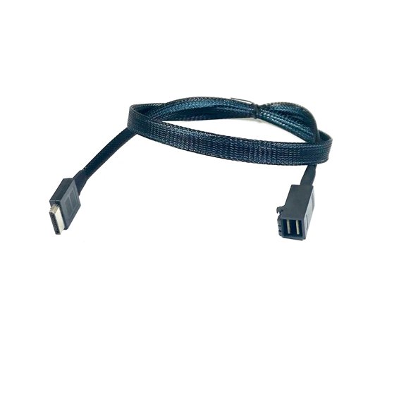 OCulink SFF-8611 Straight Male to Mini SAS SFF-8643 Cable