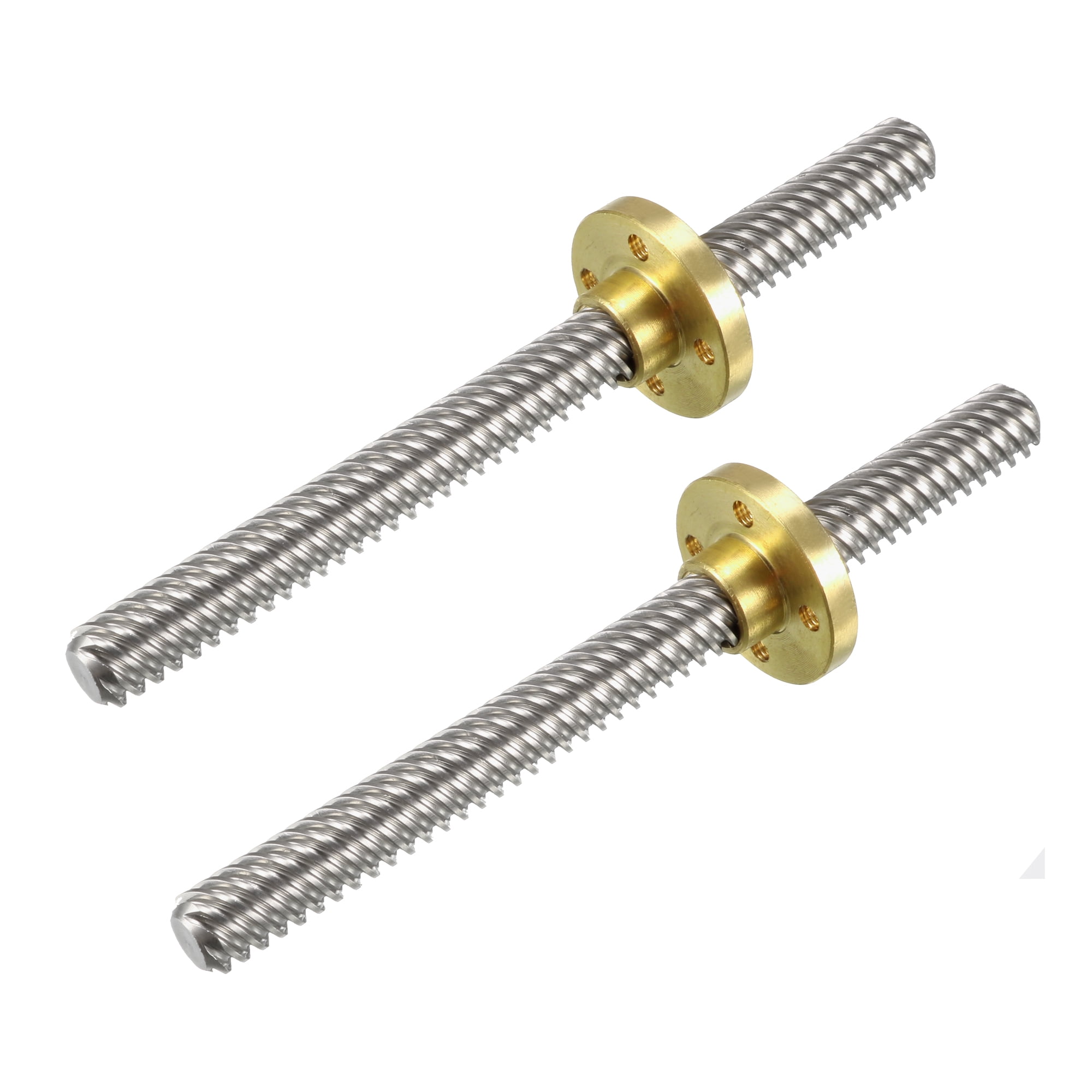 2pcs-100mm-t8-pitch-2mm-lead-12mm-stainless-steel-lead-screw-rod-with