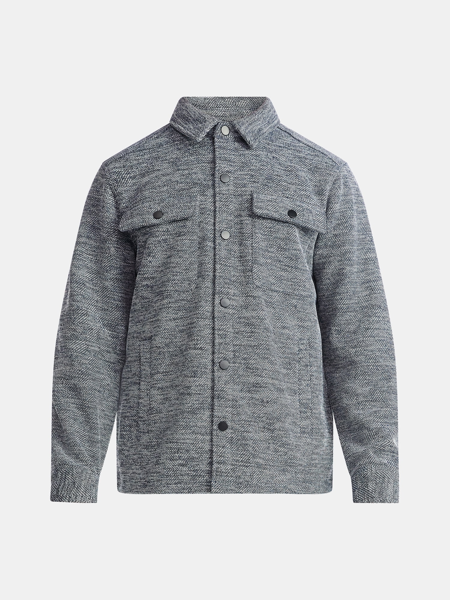George Men's and Big Men's Knit Shacket with Microfleece Lining, Midweight, Sizes S-3XL
