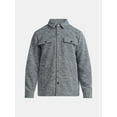 thumbnail image 5 of George Men's and Big Men's Knit Shacket with Microfleece Lining, Midweight, Sizes S-3XL, 5 of 5