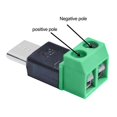 thumbnail image 2 of DIY USB C Charging Connectors Detachable 2P Terminals With Screw Locking Mechanism for Cable Repair and Extension Multicolor, 2 of 4