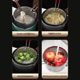 thumbnail image 4 of TOPINCN Panier à Frites, Panier à Frites en Acier Inoxydable 304, Passoire Ronde avec Poignée pour Cuisine, 4 of 7
