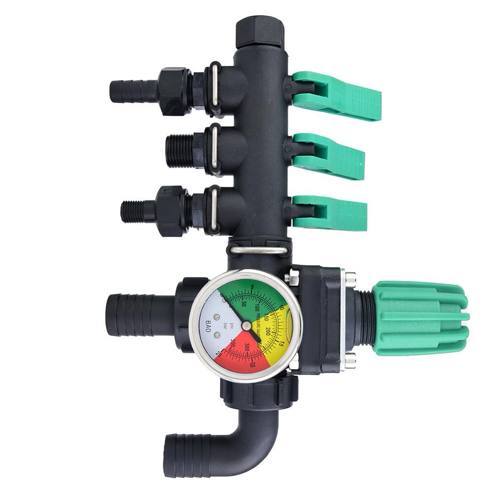 Mgaxyff Agricultural Sprayer Control Shut Off Valve 3 Way Water