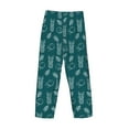 thumbnail image 4 of Kdxio Tropical Pineapple Print Men's Sleep Pajama Pant Lounge Pants with Pockets, 4 of 8