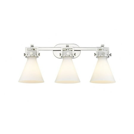 

Innovations Lighting - Newton Cone - 3 Light Bath Vanity In Industrial Style-12