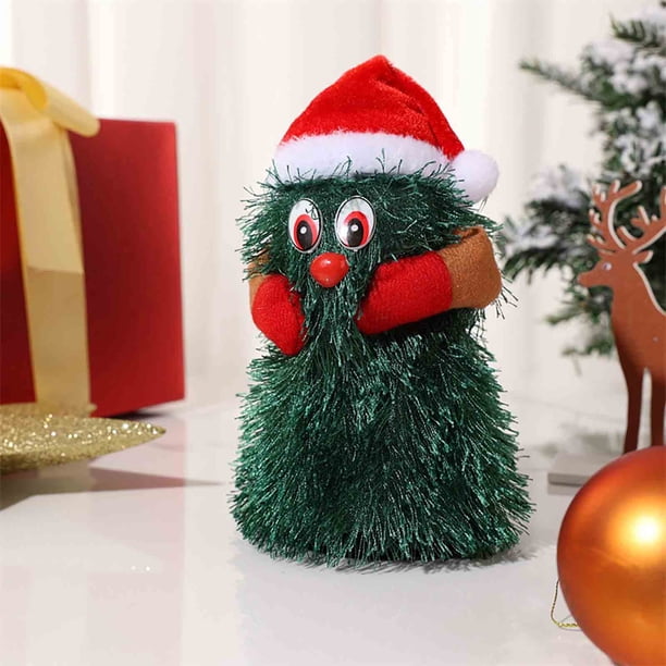 Fiudx Muñeco Navideño de Papá Noel, Juguete Musical Bailarín, Alegre Papá Noel Rojo, Decoración Festiva, Regalo de Año Nuevo, Alegría Navideña, Funciona con Pilas, Divertido para Celebraciones Famili